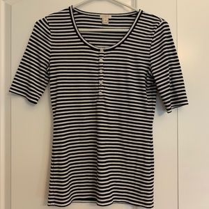 J. Crew Stripped Henley